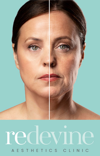 Womans facial treatment